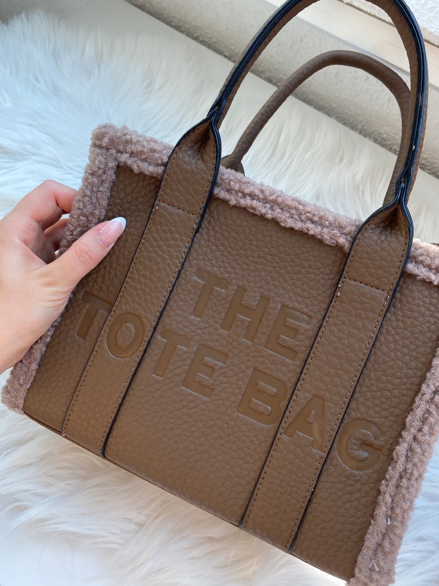 Teddy Tote bag - light brown