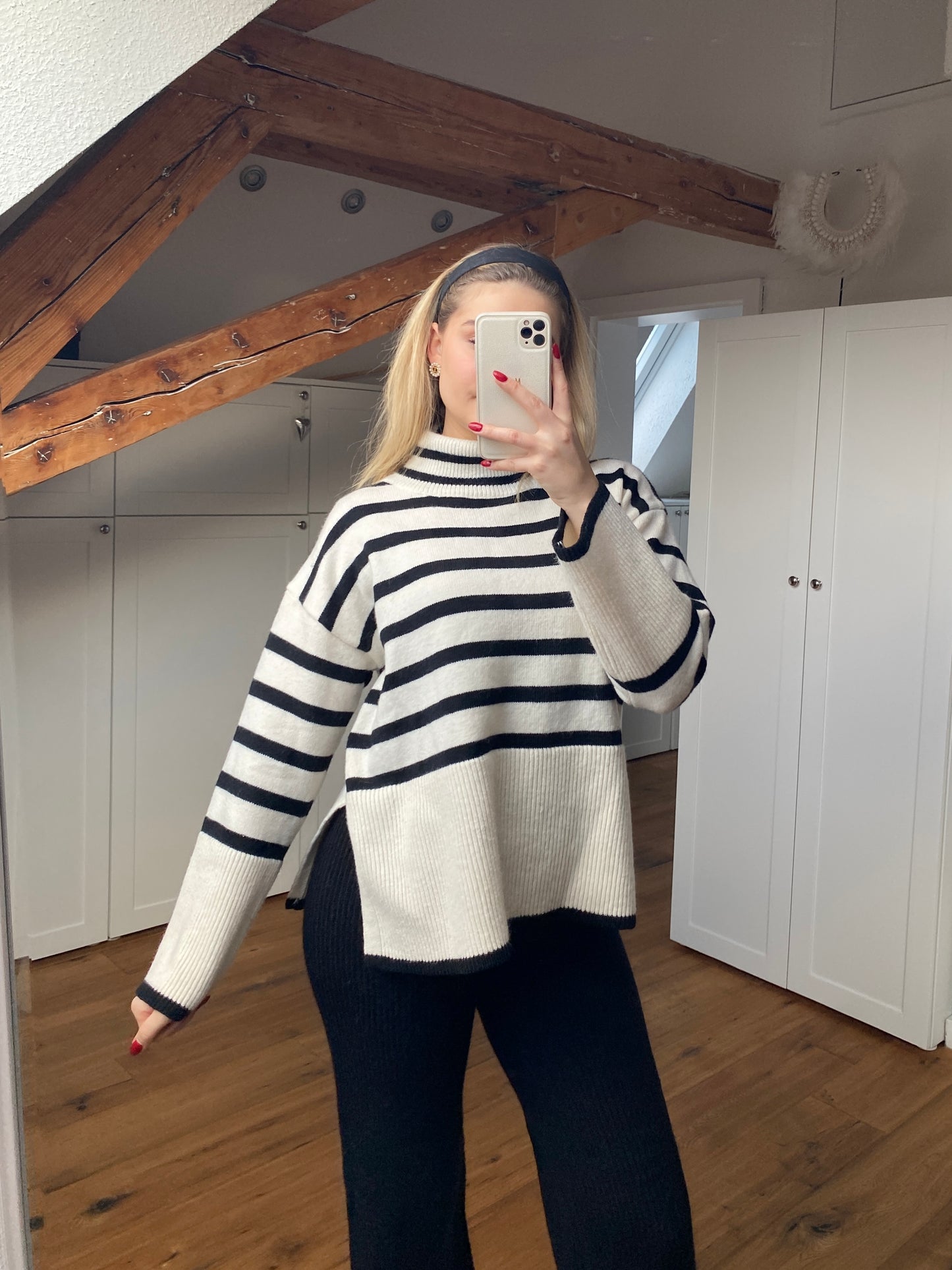 Streifen Pullover