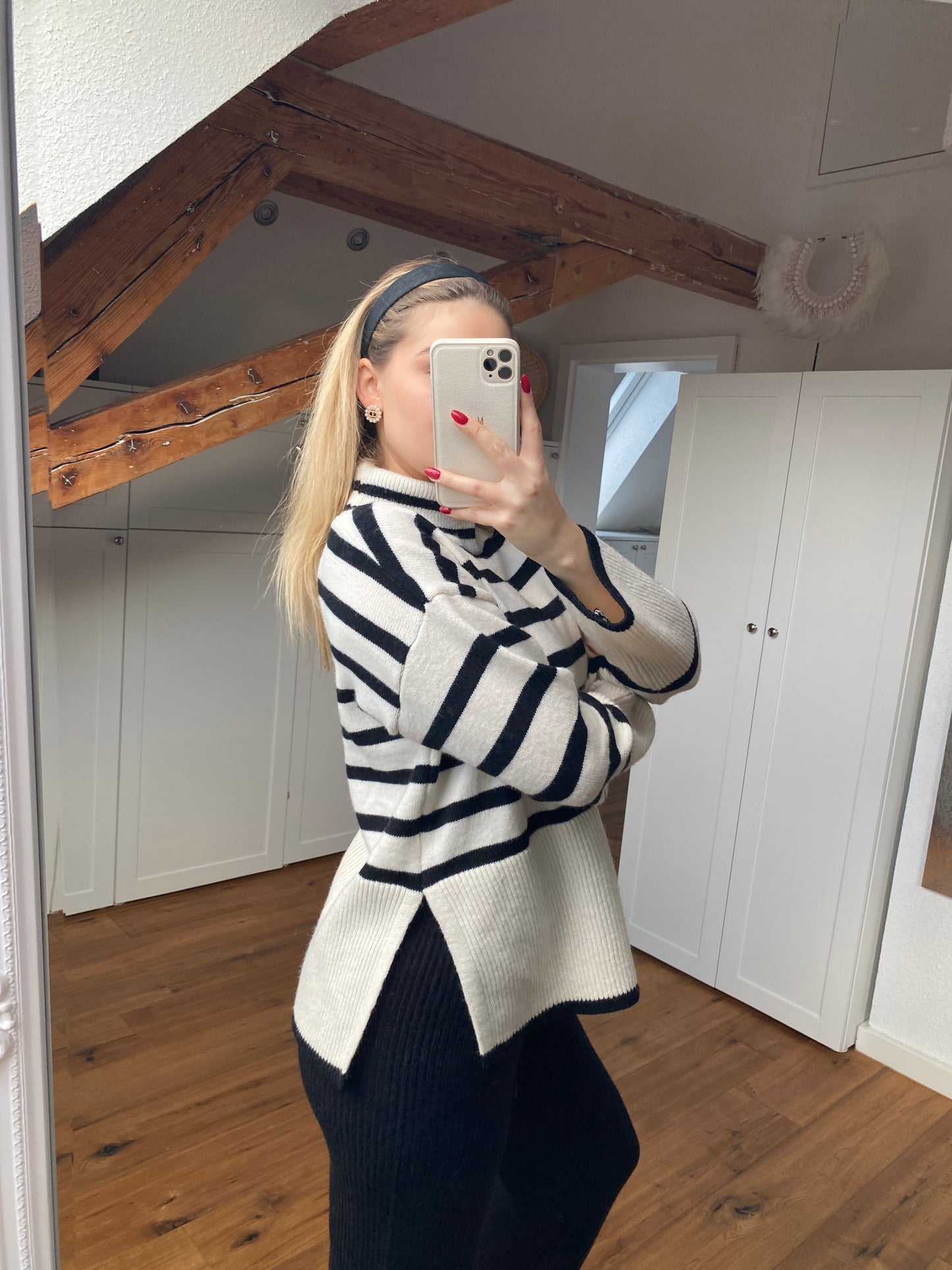 Streifen Pullover