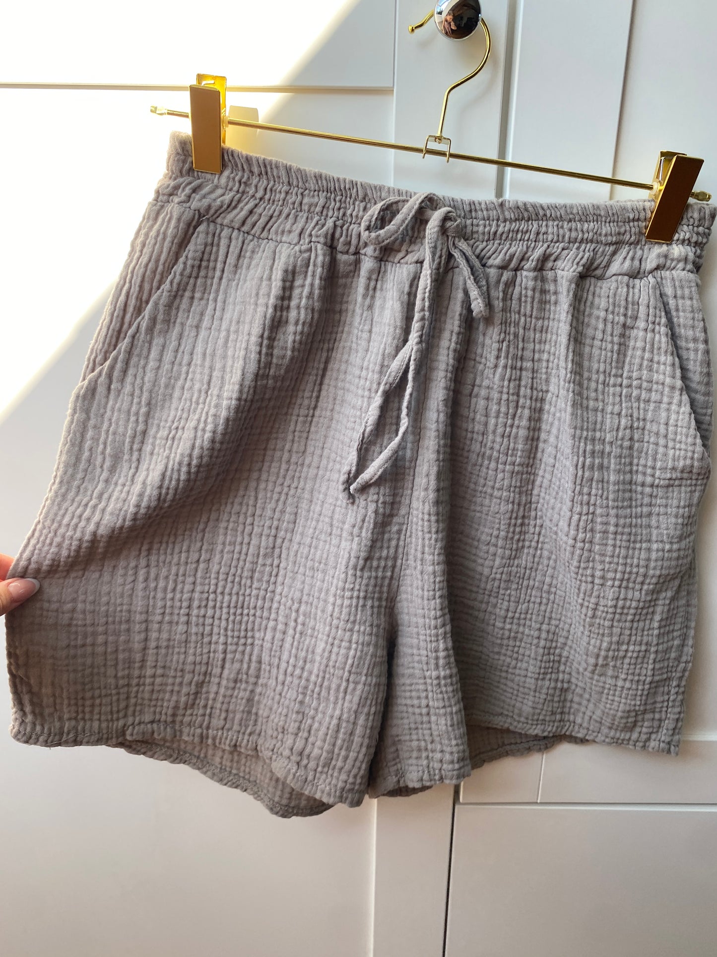 Musselin Shorts - greige