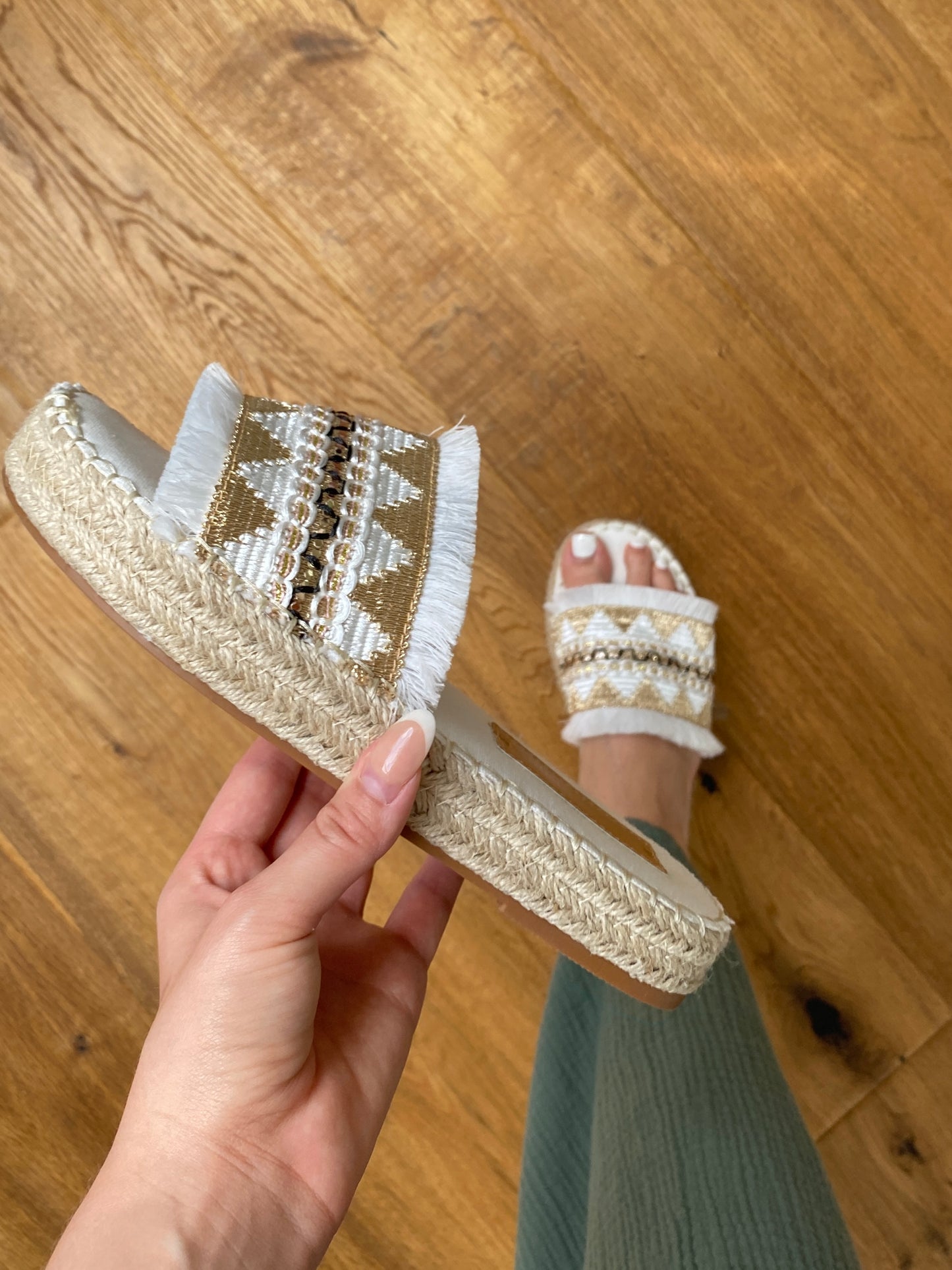 Espadrille-Pantolette